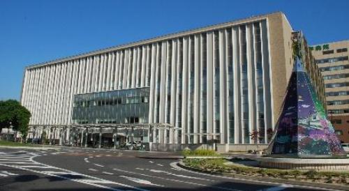 広島大学病院の外観（Agatha導入施設）