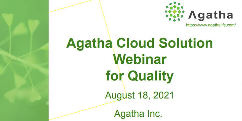 Agatha Cloud Solution Webinar ⑵GMP関連企業向け